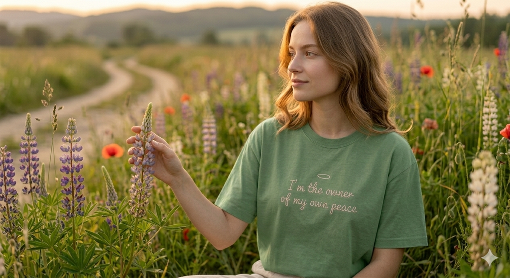 "I'm the owner of my own peace" Oversize T-Shirt